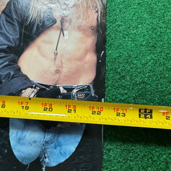 Vintage 90s Original Poison Rock N Roll Heavy Metal 22”x34” 1990 Brockum Poster - Picture 3 of 5